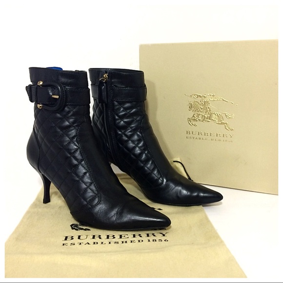 burberry quilted boots